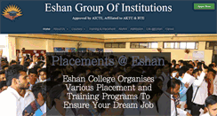 Desktop Screenshot of eshancollege.com